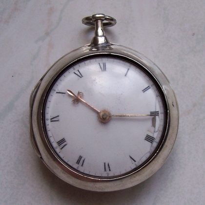 VINTAGE - ANTIQUE Du Bois & Cie GOLD CYLINDER 14K POCKET WATCH