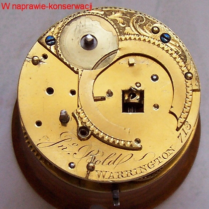 FUSEE POCKET WATCH MADE BY John Bold of Warrington BETWEEN 1769-95