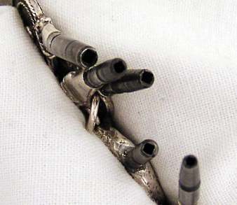 Five rare silver handmade keys for antique pocket watches