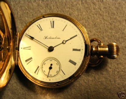 Rare 14 K gold filled COLUMBUS Watch Co.