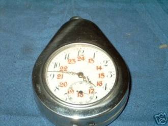 Siver 0.800, pocket watch with traveling case Diameter 45 mm
