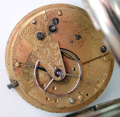 Victorian 1882 Heavy Solid Silver Pocket Watch